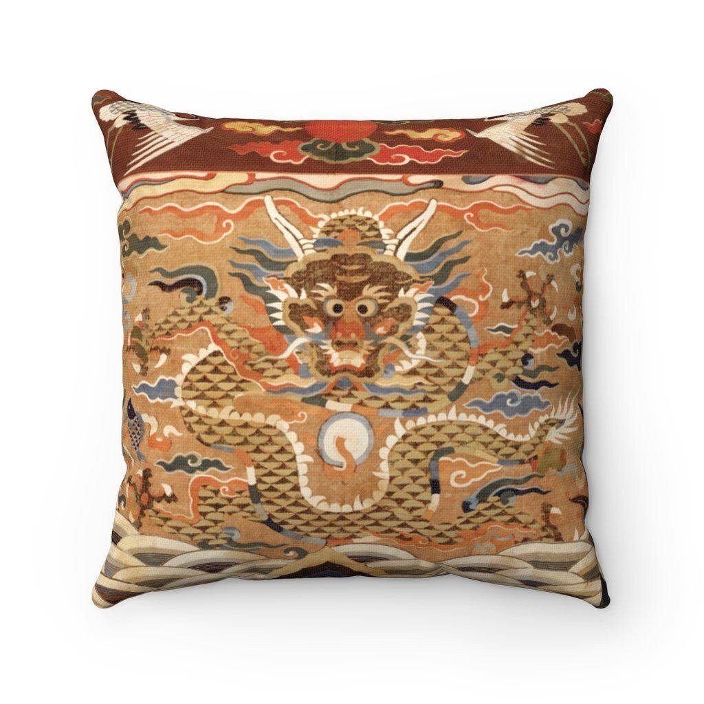 Tribal Pillow Taoist-Altar Inspired Tribal Pillows | Throw Pillows