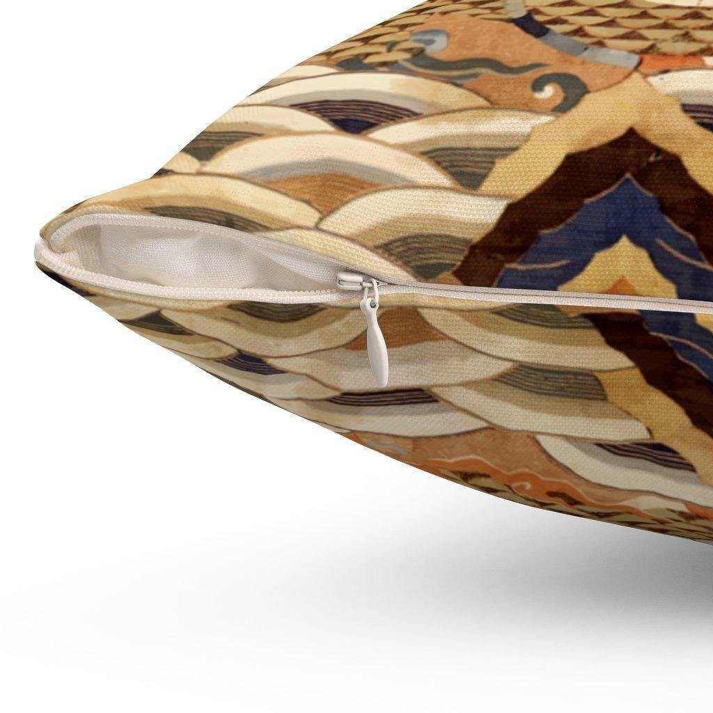 Taoist-Altar Inspired Tribal Pillows | Throw Pillows