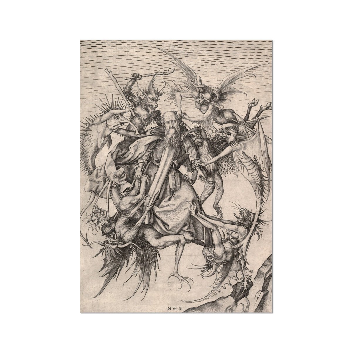 Temptation Schongauer Fine Art Print