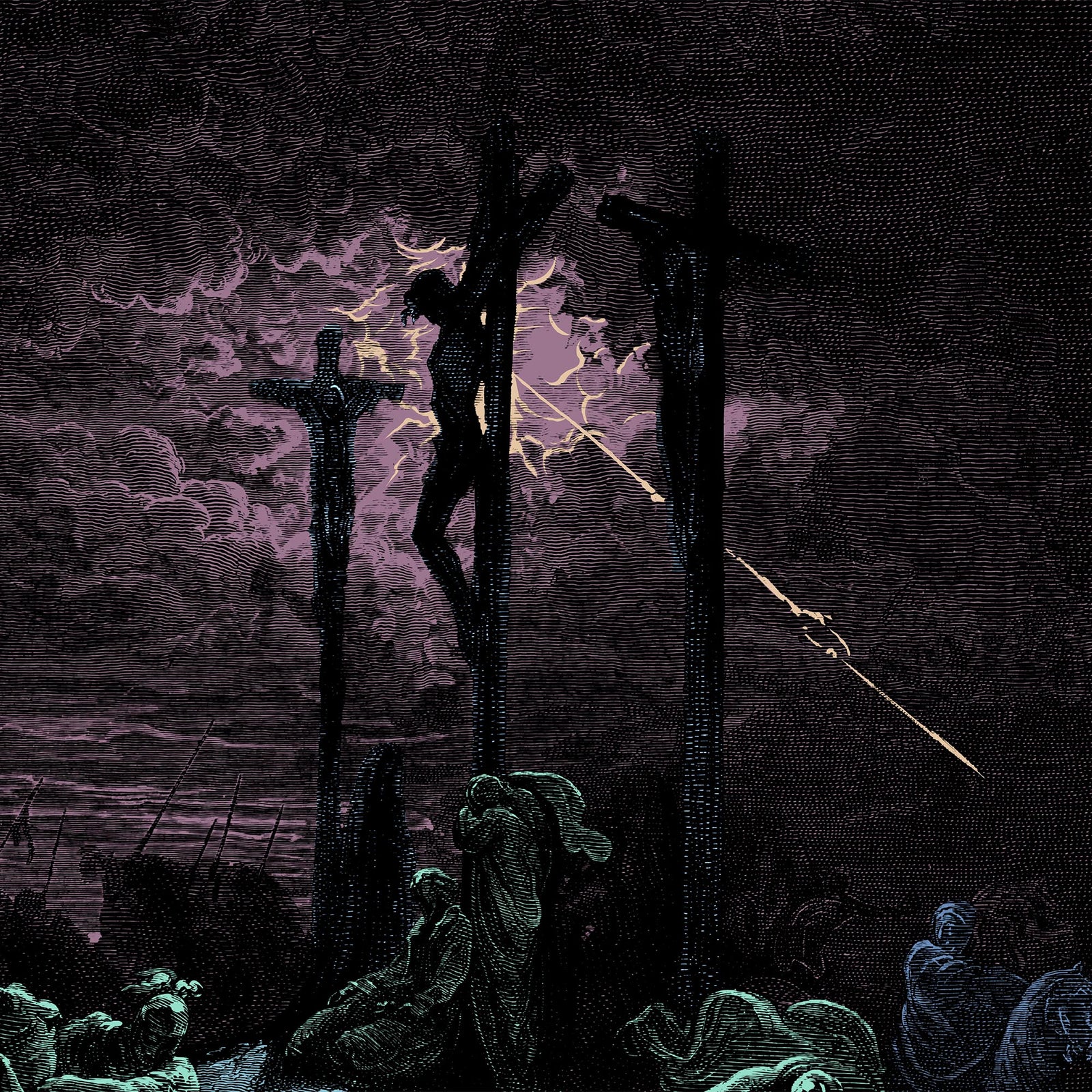 The Crucifixion of Christ by Gustave Dore, Paradise Lost, Dante, Surreal Spiritual Graphic Art T-Shirt