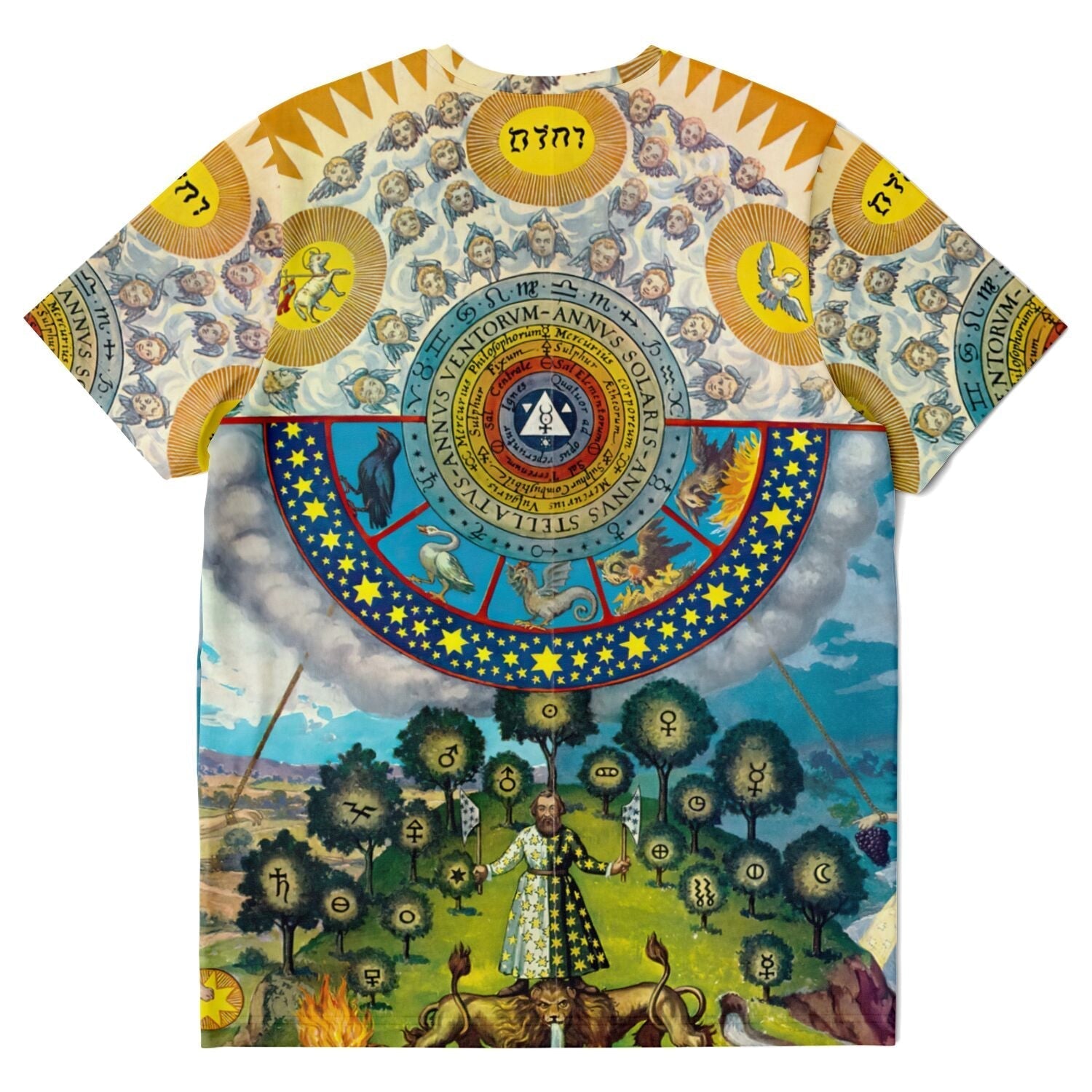 T-shirt XS The Grand Alchemical Formula | Alchemy, Astrology, Mysticism, Spiritual Transformation & Enlightenment Graphic Art T-Shirt