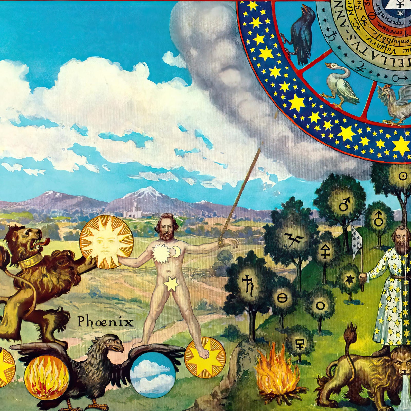 The Grand Alchemical Formula | Alchemy, Astrology, Mysticism, Spiritual Transformation & Enlightenment Graphic Art T-Shirt