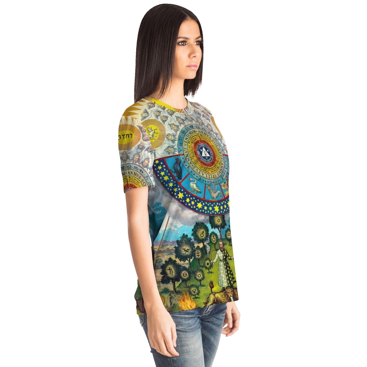 The Grand Alchemical Formula | Alchemy, Astrology, Mysticism, Spiritual Transformation & Enlightenment Graphic Art T-Shirt