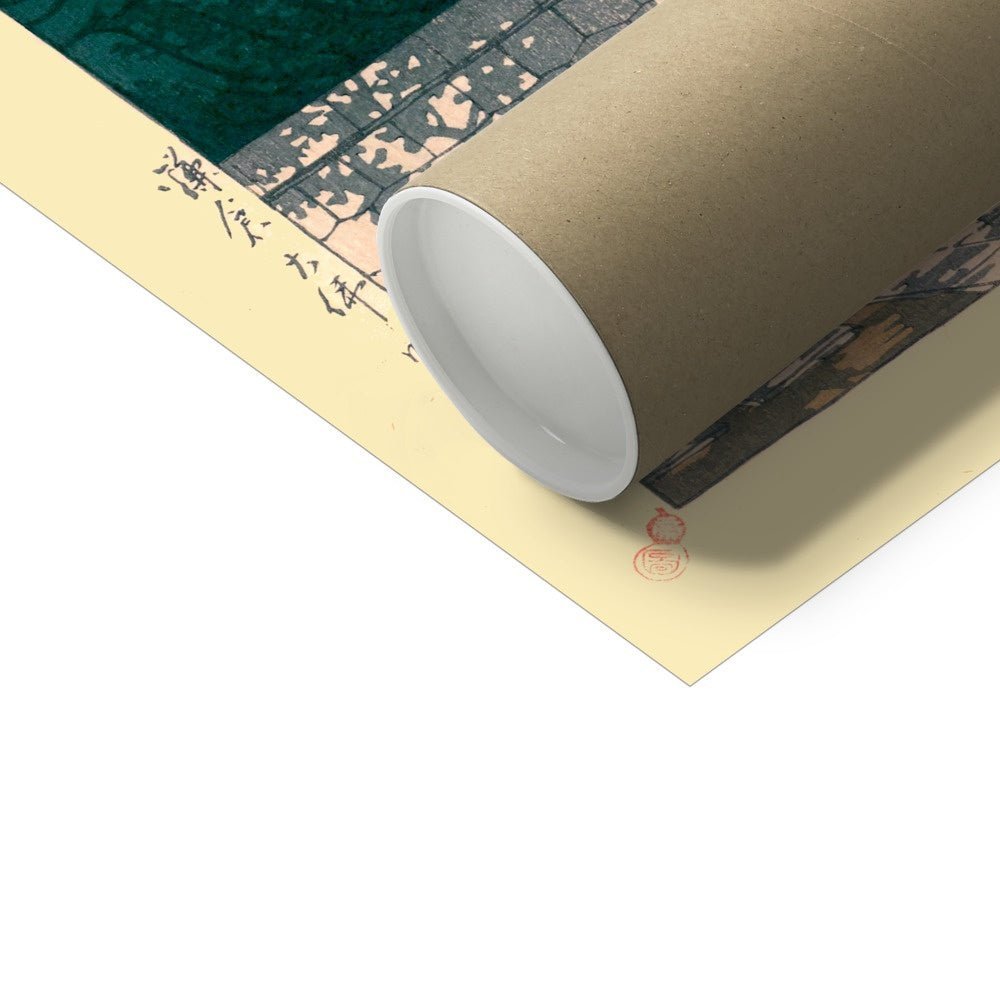 The Great Buddha of Kamakura (Kawase Hasui) Antique Japanese Edo Woodblock Print Ukiyo-e Vintage Gift Fine Art Print