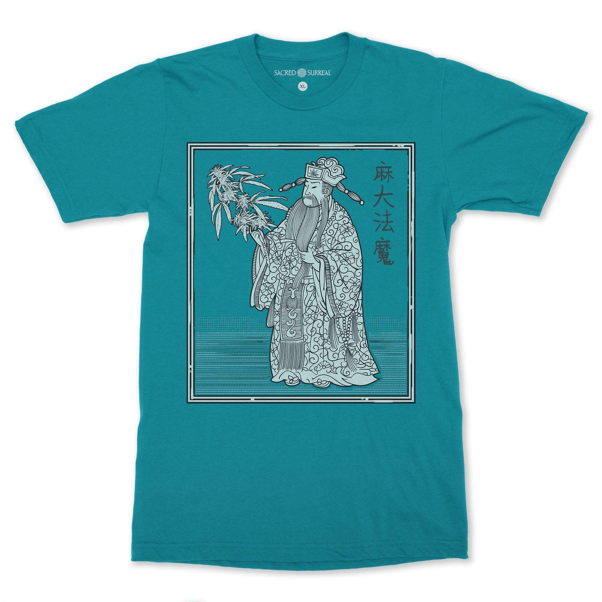 The Herbalist Cannabis Weed 420, Pot, Herb, Ganja, Marijuana, Stoner, Chinese Medicine, TCM, Taoist Gift Weed Graphic Art T-Shirt Tee