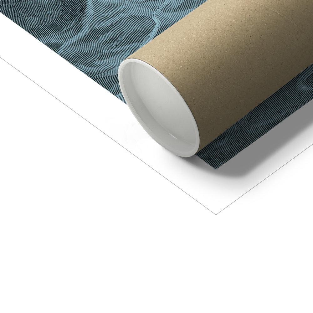 The Monkey and the Dolphin | Surreal Aesop's Fable Illustrated by Gustave Dore | Marine Life Nautical Wall Decor Fine Art Print