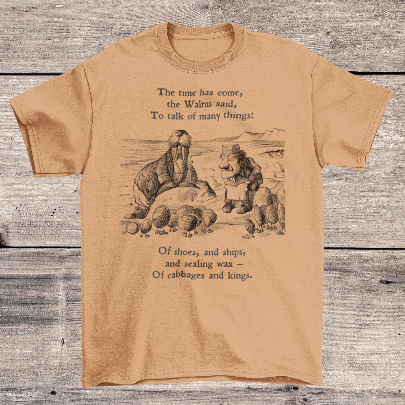 The Walrus and the Carpenter | Through the Looking-Glass, Louis Carroll | Surreal Literary Fantasy Art T-Shirt