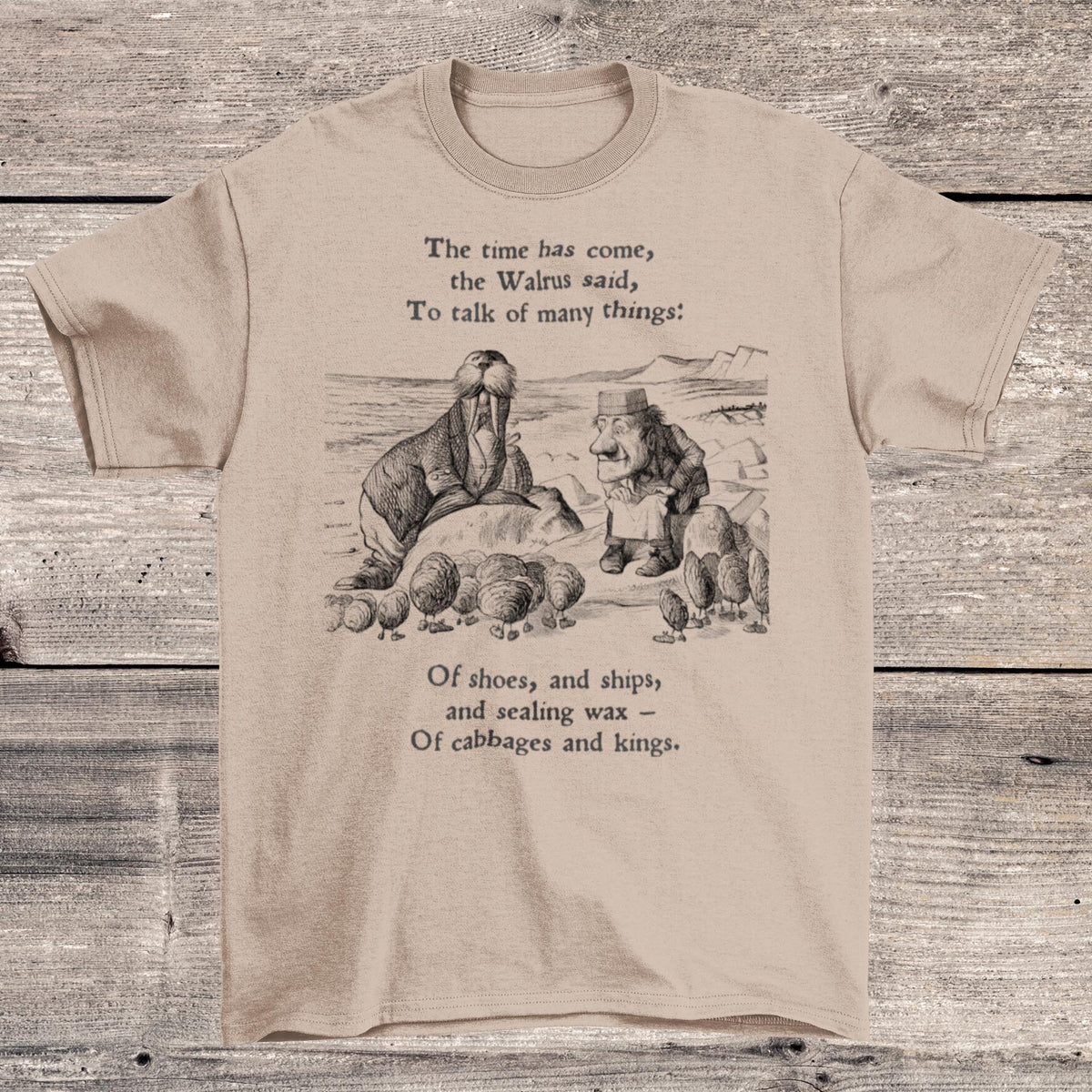 The Walrus and the Carpenter | Through the Looking-Glass, Louis Carroll | Surreal Literary Fantasy Art T-Shirt