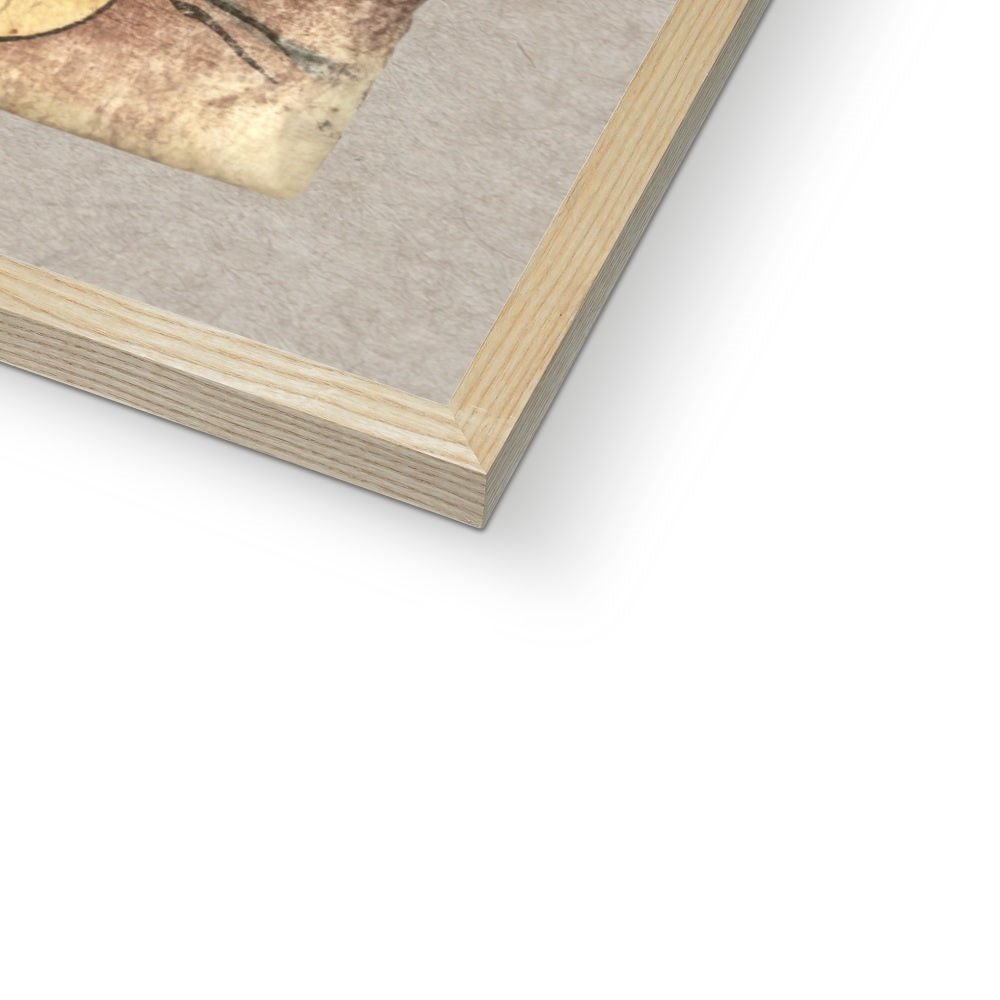 Tiger and Dragon (Yin and Yang) Japanese Mythology, Kuniyoshi Ukiyo-e Antique Serpent Wood Block Yokai Asian Decor Framed Art Print