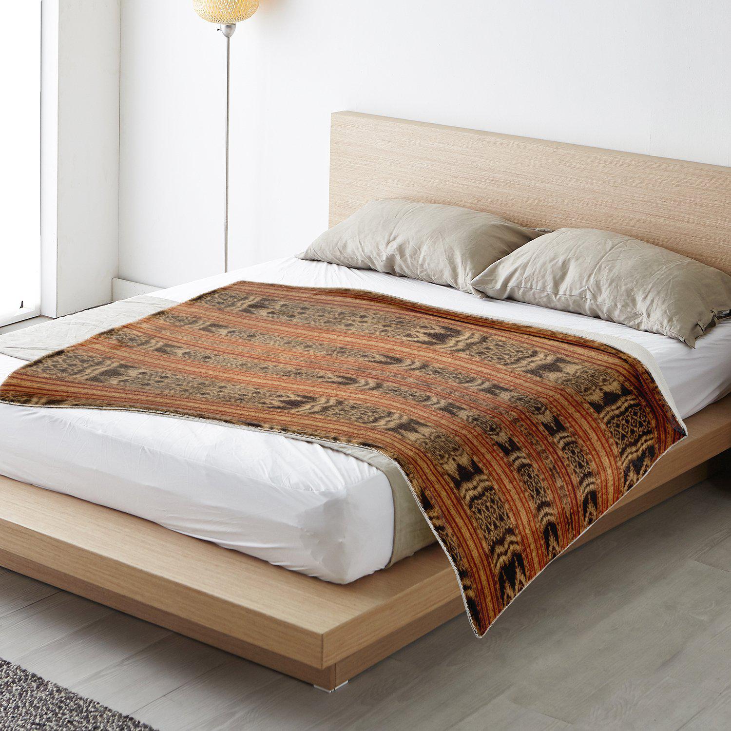 TRADITIONAL IKAT DESIGN (INDONESIA) | Fleece Sherpa Blanket