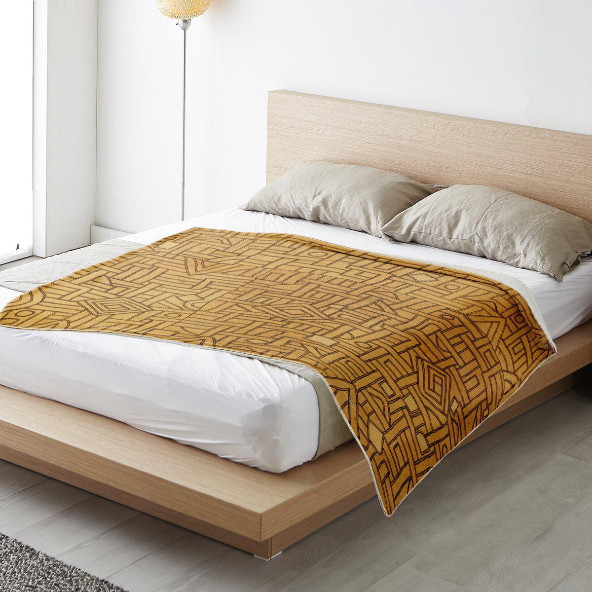 TRADITIONAL KUBA CLOTH DESIGN (MALI) | Sherpa Fleece Blanket