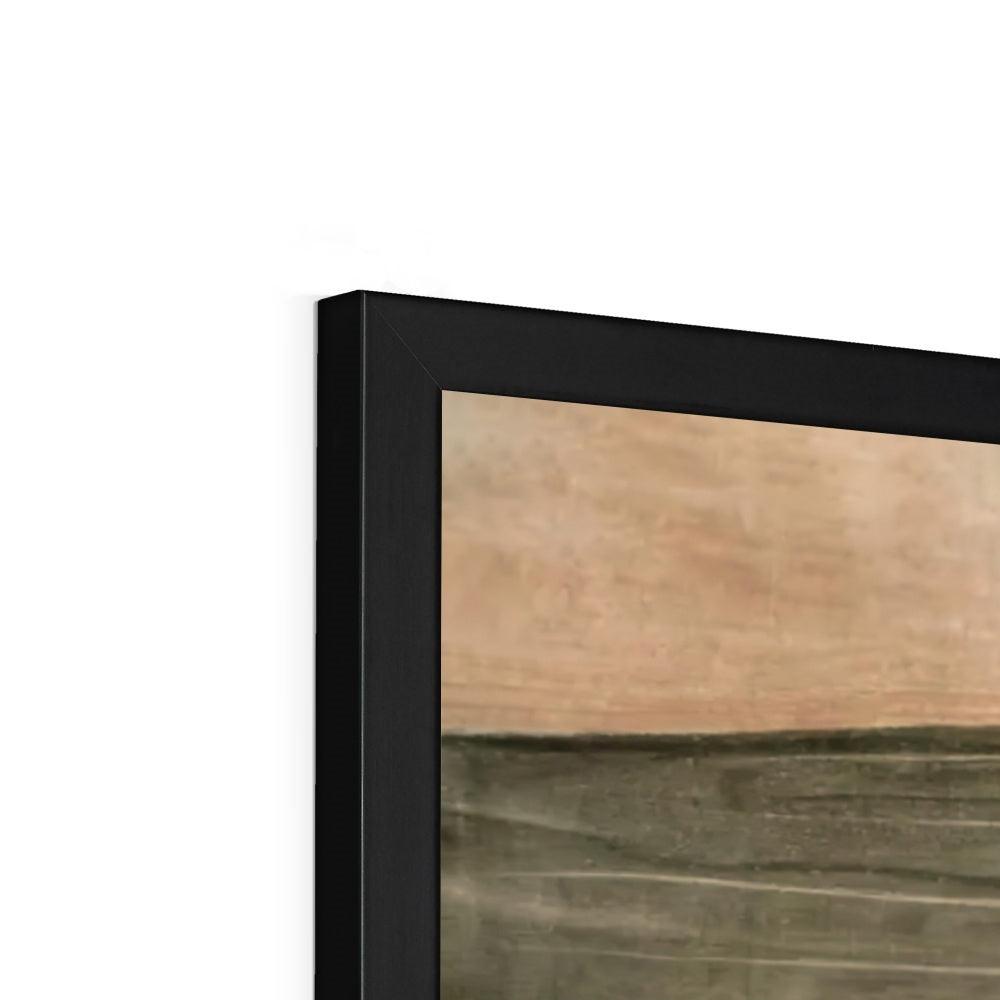 Triumph of Darkness (Sascha Schneider) | Symbolist Surreal Gothic Art Occult Supernatural Christ w Demon Homoerotic Vintage Framed Print