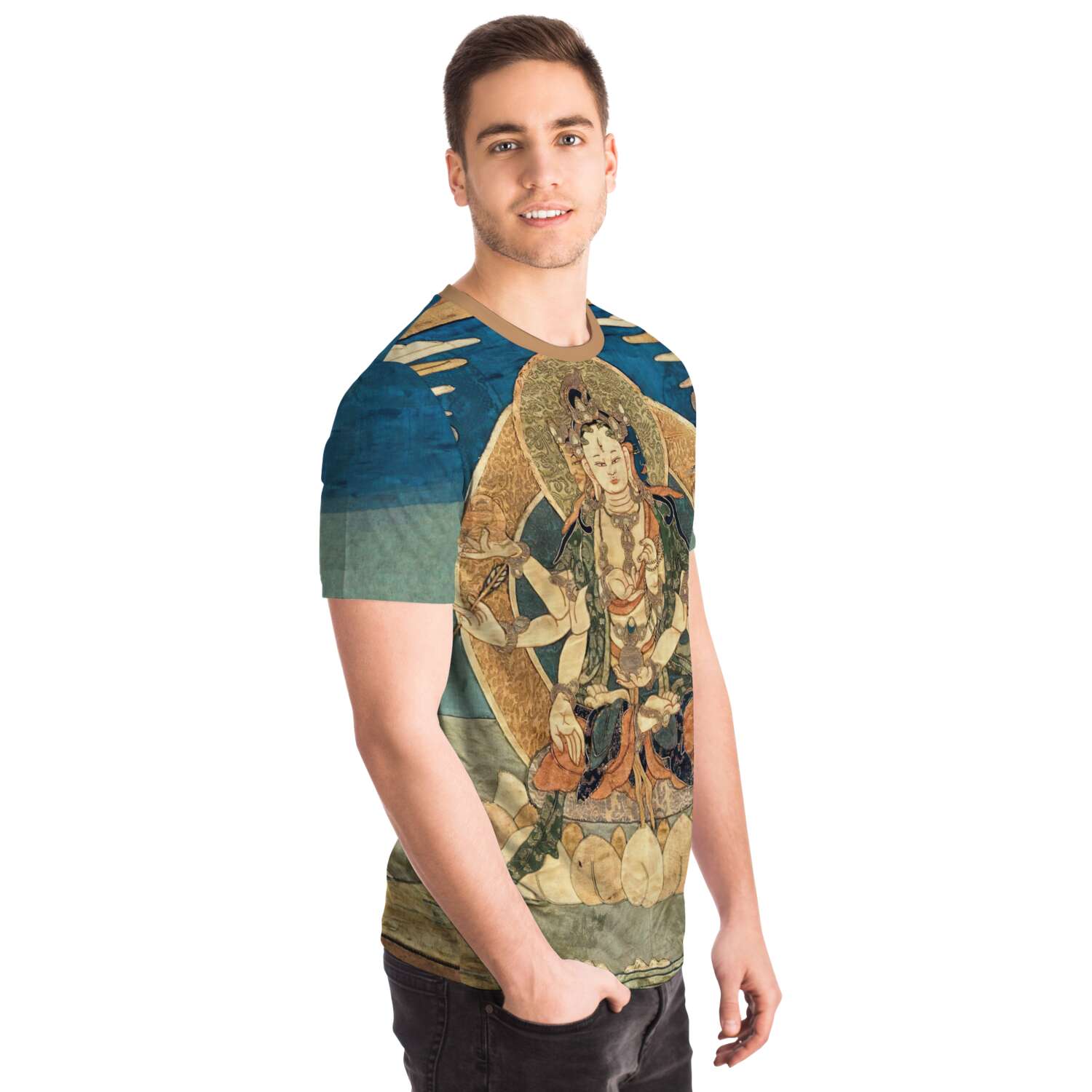 T-shirt Usnisavijaya: Tibetan Longevity and Healing Deity Vintage Graphic T-Shirt