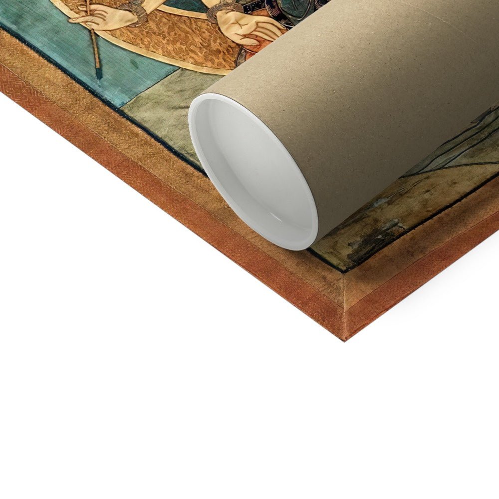 Usnisavijaya: Tibetan Longevity and Healing Deity Yoga Gift Buddhist Sacred Feminist Dakini Yogini Thangka Fine Art Print