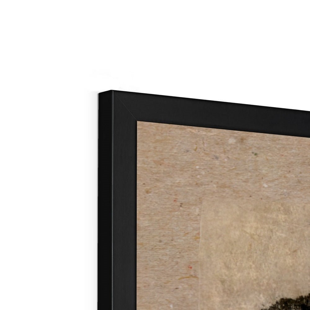 Utagawa Kuniyoshi Asian Dragon: Japanese Mythology Ukiyo-e Antique Serpent Wood Block Yokai Dragon Decor Framed Art Print