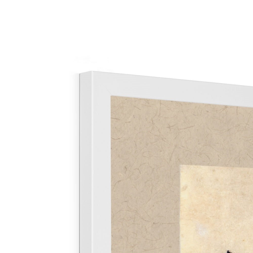 Utagawa Kuniyoshi: Jiraya fighting Orochimaru Japanese Ukiyo-e Samurai Ronin Frog Toad Decor Antique Asian Framed Art Print