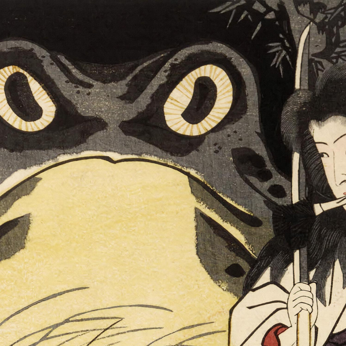 Utagawa Kuniyoshi: Mirror of Warriors of Our Country 1855 Fine Art Print