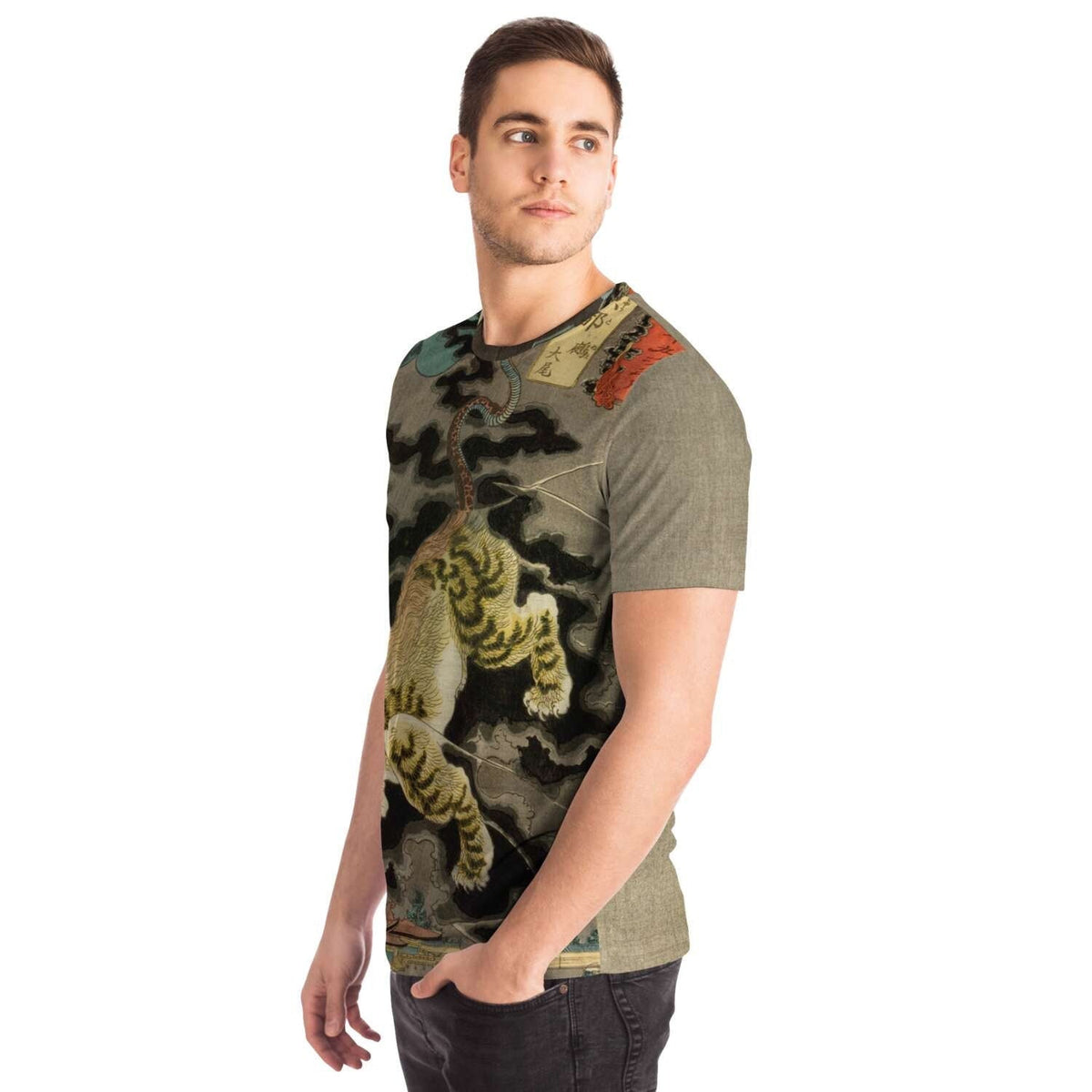 Utagawa Kuniyoshi: The End Antique Vintage Woodblock Print Japanese Ukiyo-e Edo Clothing Graphic Art Tee T Shirt