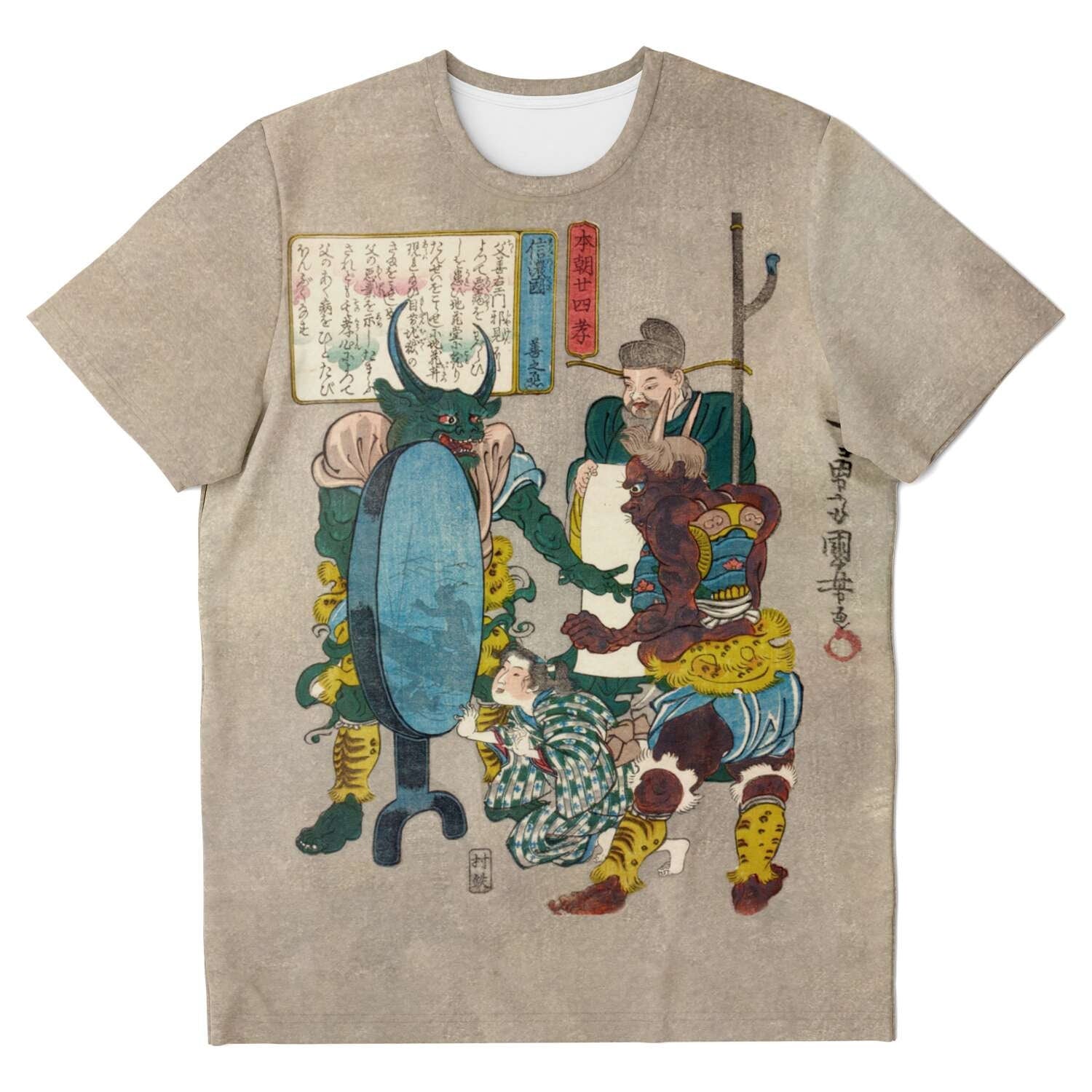 T-shirt Utagawa Kuniyoshi : Zennojô of Shinano Province Art Japanese Art Vintage Graphic T-Shirt