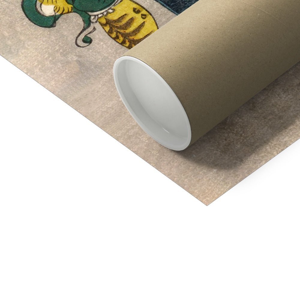 Utagawa Kuniyoshi: Zennojô of Shinano Province Demon Ukiyo-e Japanese Fine Art Print