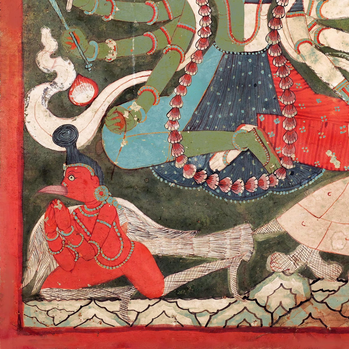 Vaikuntha-Kamalaja | Non-Binary, Gay, Transgender, Queer-Friendly 18th Century Indian Nepalese Deity Fine Art Print