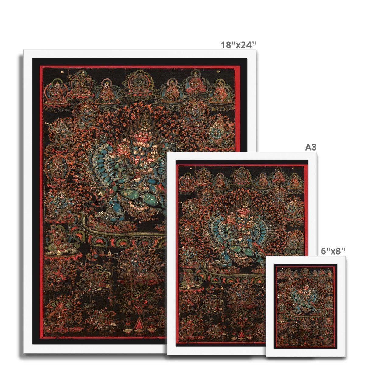 Vajrabhairava, 18th Century Tibet | Framed Print