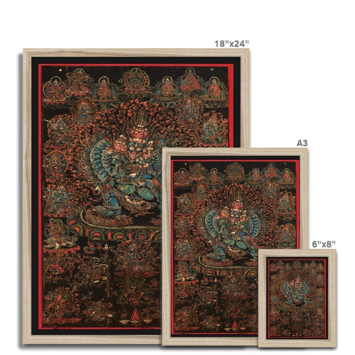 Vajrabhairava, 18th Century Tibet | Framed Print
