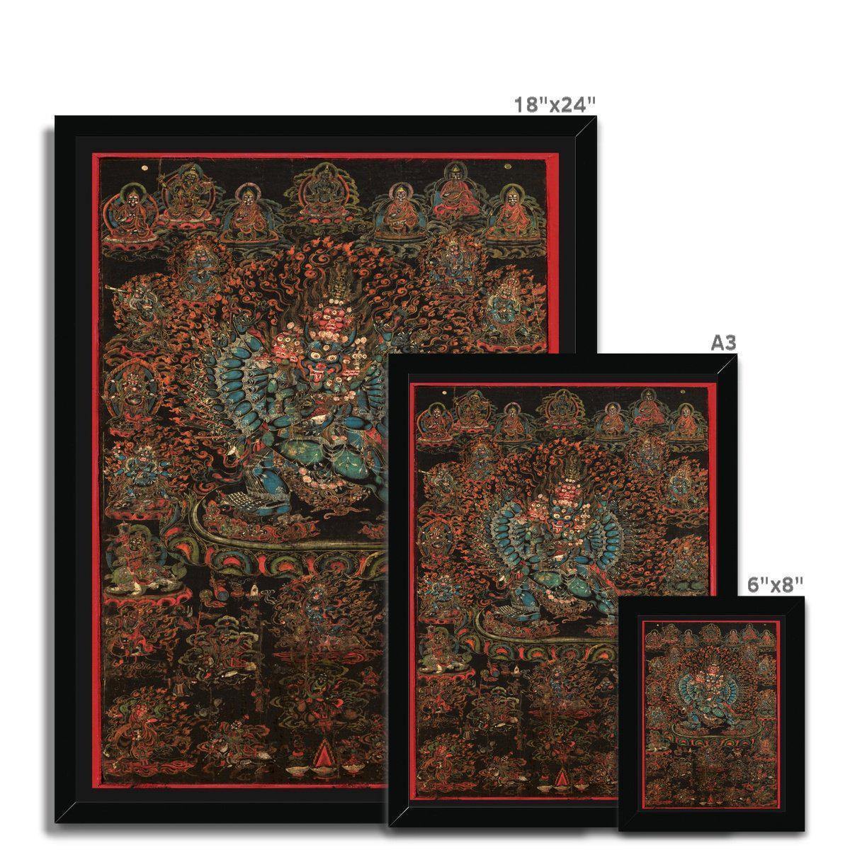 Vajrabhairava, 18th Century Tibet | Framed Print
