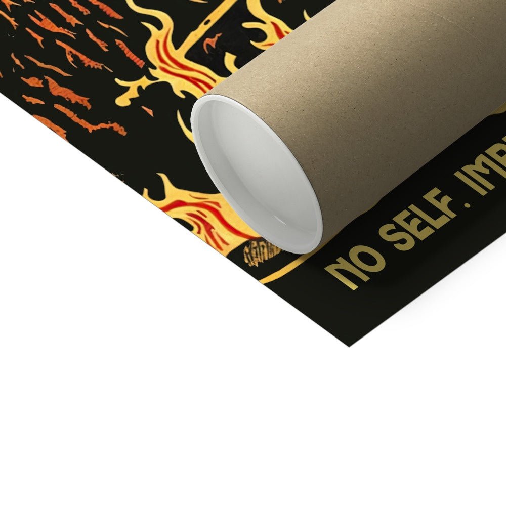 "Visit Hell" Vintage Travel Poster | No Self, Impermanence, Suffering | Buddhist Cosmology, Samsara, Karma Fine Art Print