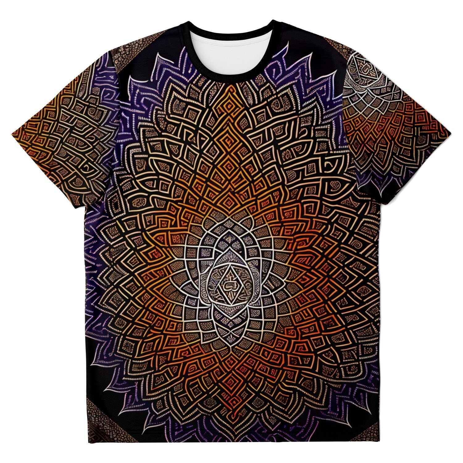 T-shirt XS Wisdom and Illusion Trippy Tee | Psychedelic Sacred Geometry | Abstract Cosmic Organic Mandala Mystic Graphic Art T-Shirt